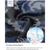 imageG Gradual Mens Basketball Shorts with Zipper Pockets Lightweight Quick Dry 11quot Long Shorts for Men Athletic GymBlue Camo