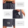 imageG Gradual Mens Basketball Shorts with Zipper Pockets Lightweight Quick Dry 11quot Long Shorts for Men Athletic GymDark Gray