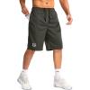 imageG Gradual Mens Basketball Shorts with Zipper Pockets Lightweight Quick Dry 11quot Long Shorts for Men Athletic GymDark Olive