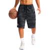 imageG Gradual Mens Basketball Shorts with Zipper Pockets Lightweight Quick Dry 11quot Long Shorts for Men Athletic GymGray Camo