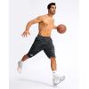 imageG Gradual Mens Basketball Shorts with Zipper Pockets Lightweight Quick Dry 11quot Long Shorts for Men Athletic GymGray Camo