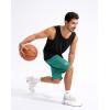 imageG Gradual Mens Basketball Shorts with Zipper Pockets Lightweight Quick Dry 11quot Long Shorts for Men Athletic GymGreen