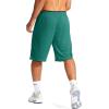 imageG Gradual Mens Basketball Shorts with Zipper Pockets Lightweight Quick Dry 11quot Long Shorts for Men Athletic GymGreen