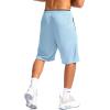 imageG Gradual Mens Basketball Shorts with Zipper Pockets Lightweight Quick Dry 11quot Long Shorts for Men Athletic GymLight Blue