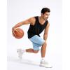imageG Gradual Mens Basketball Shorts with Zipper Pockets Lightweight Quick Dry 11quot Long Shorts for Men Athletic GymLight Blue