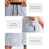 imageG Gradual Mens Basketball Shorts with Zipper Pockets Lightweight Quick Dry 11quot Long Shorts for Men Athletic GymLight Gray