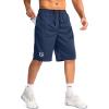 imageG Gradual Mens Basketball Shorts with Zipper Pockets Lightweight Quick Dry 11quot Long Shorts for Men Athletic GymNavy