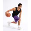 imageG Gradual Mens Basketball Shorts with Zipper Pockets Lightweight Quick Dry 11quot Long Shorts for Men Athletic GymPurple