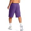 imageG Gradual Mens Basketball Shorts with Zipper Pockets Lightweight Quick Dry 11quot Long Shorts for Men Athletic GymPurple