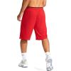 imageG Gradual Mens Basketball Shorts with Zipper Pockets Lightweight Quick Dry 11quot Long Shorts for Men Athletic GymRed