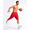 imageG Gradual Mens Basketball Shorts with Zipper Pockets Lightweight Quick Dry 11quot Long Shorts for Men Athletic GymRed