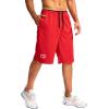 imageG Gradual Mens Basketball Shorts with Zipper Pockets Lightweight Quick Dry 11quot Long Shorts for Men Athletic GymRed