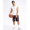 imageG Gradual Mens Basketball Shorts with Zipper Pockets Lightweight Quick Dry 11quot Long Shorts for Men Athletic GymRed Camo