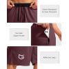 imageG Gradual Mens Basketball Shorts with Zipper Pockets Lightweight Quick Dry 11quot Long Shorts for Men Athletic GymWine