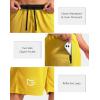 imageG Gradual Mens Basketball Shorts with Zipper Pockets Lightweight Quick Dry 11quot Long Shorts for Men Athletic GymYellow