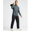 imageG Gradual Mens Fleece Lined Pants with 3 Zipper Pockets Water Resistant Winter Warm Hiking Pants Athletic Sweatpants for MenBlack