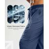 imageG Gradual Mens Fleece Lined Pants with 3 Zipper Pockets Water Resistant Winter Warm Hiking Pants Athletic Sweatpants for MenBlue