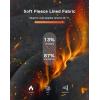 imageG Gradual Mens Fleece Lined Pants with 3 Zipper Pockets Water Resistant Winter Warm Hiking Pants Athletic Sweatpants for MenCharcoal