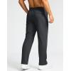 imageG Gradual Mens Fleece Lined Pants with 3 Zipper Pockets Water Resistant Winter Warm Hiking Pants Athletic Sweatpants for MenDark Grey