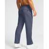 imageG Gradual Mens Fleece Lined Pants with 3 Zipper Pockets Water Resistant Winter Warm Hiking Pants Athletic Sweatpants for MenDusty Blue Heather