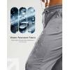 imageG Gradual Mens Fleece Lined Pants with 3 Zipper Pockets Water Resistant Winter Warm Hiking Pants Athletic Sweatpants for MenGrey Heather