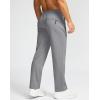 imageG Gradual Mens Fleece Lined Pants with 3 Zipper Pockets Water Resistant Winter Warm Hiking Pants Athletic Sweatpants for MenGrey Heather