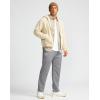 imageG Gradual Mens Fleece Lined Pants with 3 Zipper Pockets Water Resistant Winter Warm Hiking Pants Athletic Sweatpants for MenGrey Heather