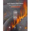 imageG Gradual Mens Fleece Lined Pants with 3 Zipper Pockets Water Resistant Winter Warm Hiking Pants Athletic Sweatpants for MenGrey Heather