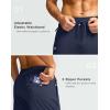 imageG Gradual Mens Fleece Lined Pants with 3 Zipper Pockets Water Resistant Winter Warm Hiking Pants Athletic Sweatpants for MenNavy