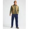 imageG Gradual Mens Fleece Lined Pants with 3 Zipper Pockets Water Resistant Winter Warm Hiking Pants Athletic Sweatpants for MenNavy