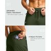 imageG Gradual Mens Fleece Lined Pants with 3 Zipper Pockets Water Resistant Winter Warm Hiking Pants Athletic Sweatpants for MenOlive Green