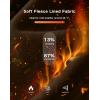 imageG Gradual Mens Fleece Lined Pants with 3 Zipper Pockets Water Resistant Winter Warm Hiking Pants Athletic Sweatpants for MenW Brown