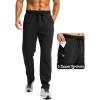 imageG Gradual Mens Fleece Lined Winter Pants with 3 Zipper Pockets Warm Athletic Joggers Workout Running Sweatpants for MenBlack