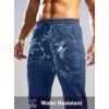 imageG Gradual Mens Fleece Lined Winter Pants with 3 Zipper Pockets Warm Athletic Joggers Workout Running Sweatpants for MenBlue