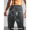 imageG Gradual Mens Fleece Lined Winter Pants with 3 Zipper Pockets Warm Athletic Joggers Workout Running Sweatpants for MenCharcoal