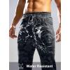 imageG Gradual Mens Fleece Lined Winter Pants with 3 Zipper Pockets Warm Athletic Joggers Workout Running Sweatpants for MenGrey Camo