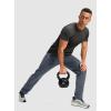 imageG Gradual Mens Fleece Lined Winter Pants with 3 Zipper Pockets Warm Athletic Joggers Workout Running Sweatpants for MenHeather Dusty Blue