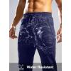 imageG Gradual Mens Fleece Lined Winter Pants with 3 Zipper Pockets Warm Athletic Joggers Workout Running Sweatpants for MenNavy