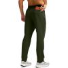 imageG Gradual Mens Fleece Lined Winter Pants with 3 Zipper Pockets Warm Athletic Joggers Workout Running Sweatpants for MenOlive Green
