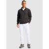 imageG Gradual Mens Fleece Lined Winter Pants with 3 Zipper Pockets Warm Athletic Joggers Workout Running Sweatpants for MenWhite