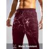 imageG Gradual Mens Fleece Lined Winter Pants with 3 Zipper Pockets Warm Athletic Joggers Workout Running Sweatpants for MenWine