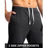 imageG Gradual Mens Golf Joggers Pants with Zipper Pockets Stretch Sweatpants Slim Fit Track Pants Joggers for Men Work RunningBlack