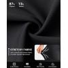 imageG Gradual Mens Golf Joggers Pants with Zipper Pockets Stretch Sweatpants Slim Fit Track Pants Joggers for Men Work RunningBlack
