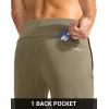 imageG Gradual Mens Golf Joggers Pants with Zipper Pockets Stretch Sweatpants Slim Fit Track Pants Joggers for Men Work RunningBronze Green