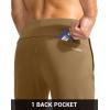 imageG Gradual Mens Golf Joggers Pants with Zipper Pockets Stretch Sweatpants Slim Fit Track Pants Joggers for Men Work RunningDark Khaki