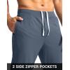 imageG Gradual Mens Golf Joggers Pants with Zipper Pockets Stretch Sweatpants Slim Fit Track Pants Joggers for Men Work RunningDusty Blue