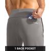imageG Gradual Mens Golf Joggers Pants with Zipper Pockets Stretch Sweatpants Slim Fit Track Pants Joggers for Men Work RunningGray