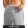 imageG Gradual Mens Golf Joggers Pants with Zipper Pockets Stretch Sweatpants Slim Fit Track Pants Joggers for Men Work RunningGull Gray