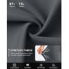 imageG Gradual Mens Golf Joggers Pants with Zipper Pockets Stretch Sweatpants Slim Fit Track Pants Joggers for Men Work RunningInk Grey