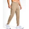 imageG Gradual Mens Golf Joggers Pants with Zipper Pockets Stretch Sweatpants Slim Fit Track Pants Joggers for Men Work RunningKhaki
